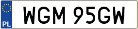 Truck License Plate